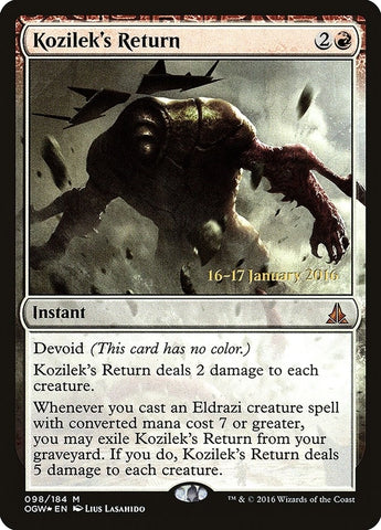 Image for Kozilek's Return (98) [Prerelease Cards]