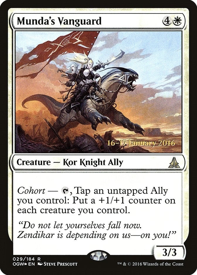 Image for Munda's Vanguard (29) [Prerelease Cards]