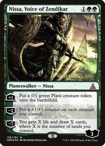 Image for Nissa, Voice of Zendikar (138) [Prerelease Cards]