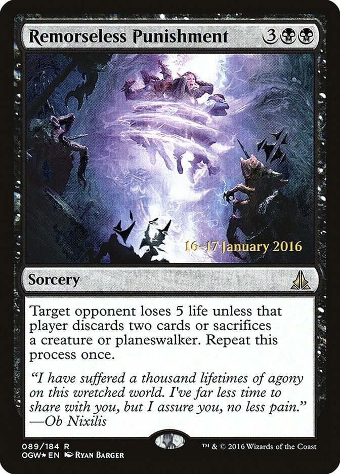 Image for Remorseless Punishment (89) - Magic: The Gathering