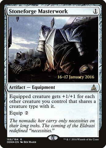 Image for Stoneforge Masterwork (166) [Prerelease Cards]