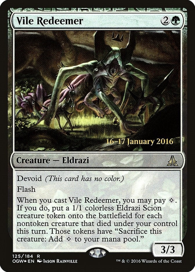 Image for Vile Redeemer (125) [Prerelease Cards]