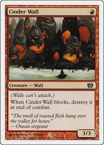 Image for Cinder Wall (182) (8ED)
