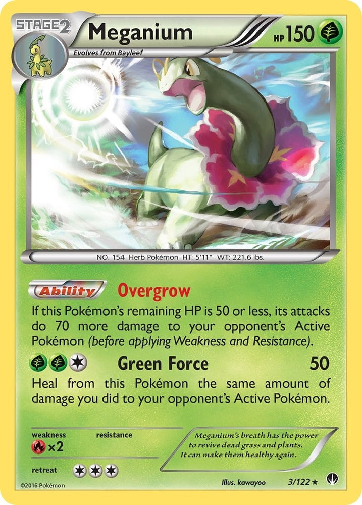 Image for Meganium (3/122) [XY - BREAKpoint]