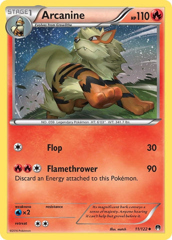 Image for Arcanine (11/122) [XY - BREAKpoint]
