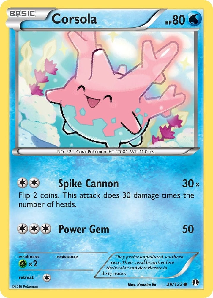 Image for Corsola (29/122) [XY - BREAKpoint]