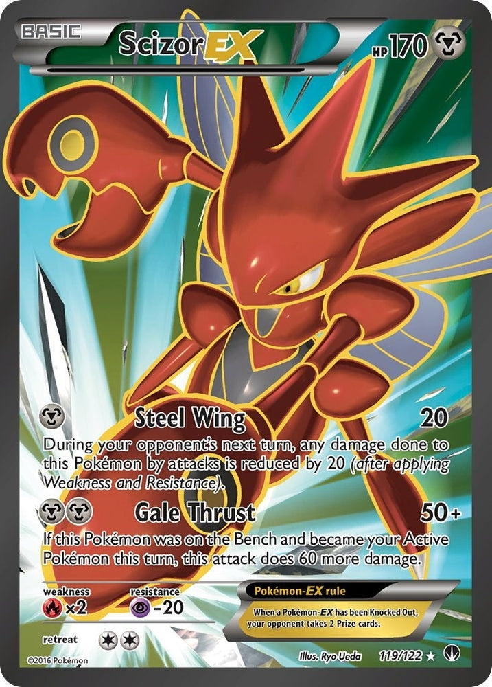 Image for Scizor EX (Full Art) (119/122) [XY - BREAKpoint]