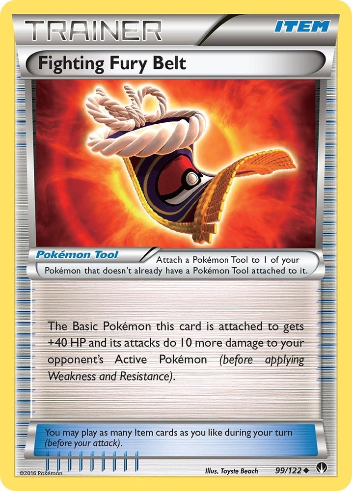 Image for Fighting Fury Belt (99/122) [XY - BREAKpoint]