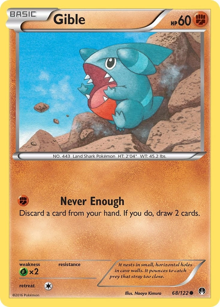 Image for Gible (68/122) [XY - BREAKpoint]