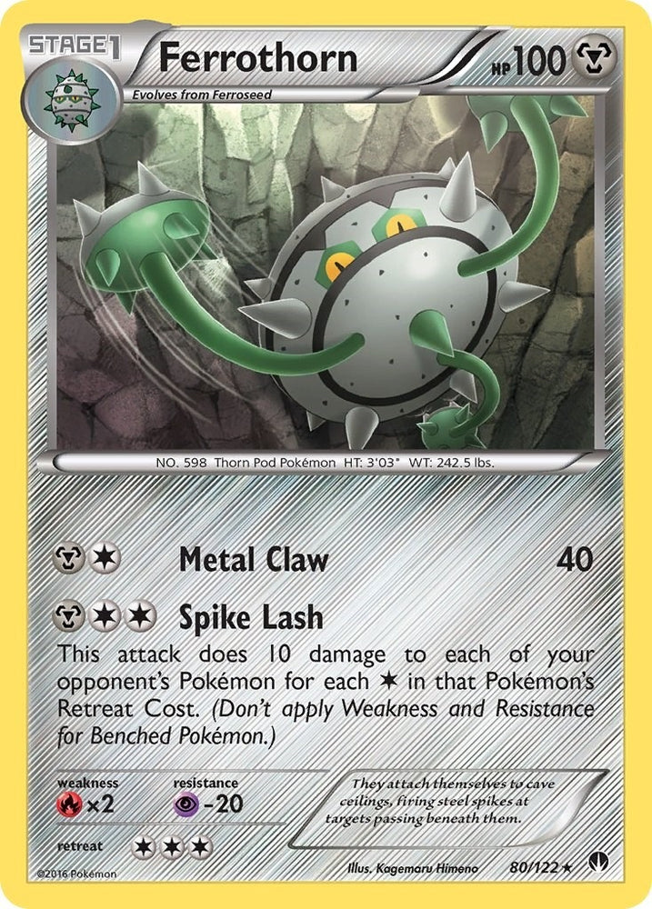 Image for Ferrothorn (80/122) [XY - BREAKpoint]