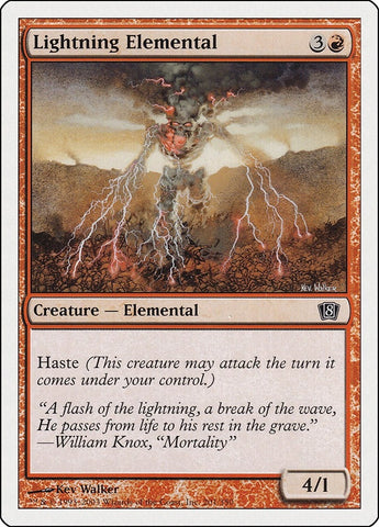 Image for Lightning Elemental (201) (8ED)