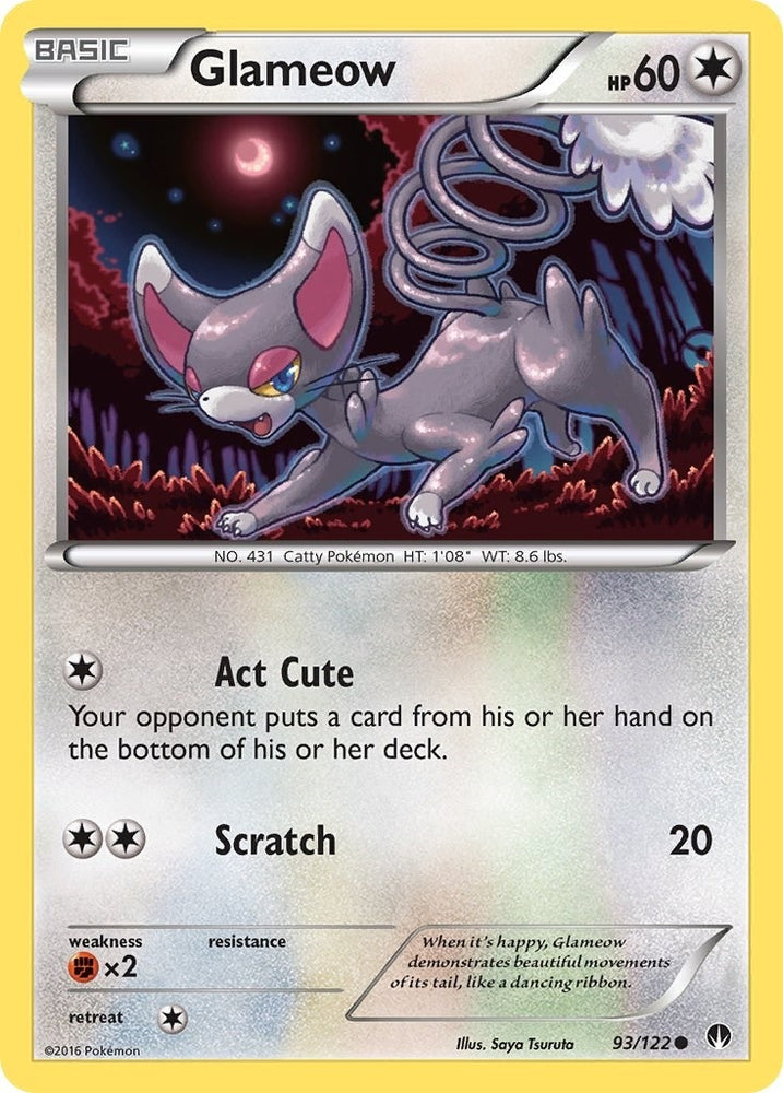 Image for Glameow (93/122) [XY - BREAKpoint]
