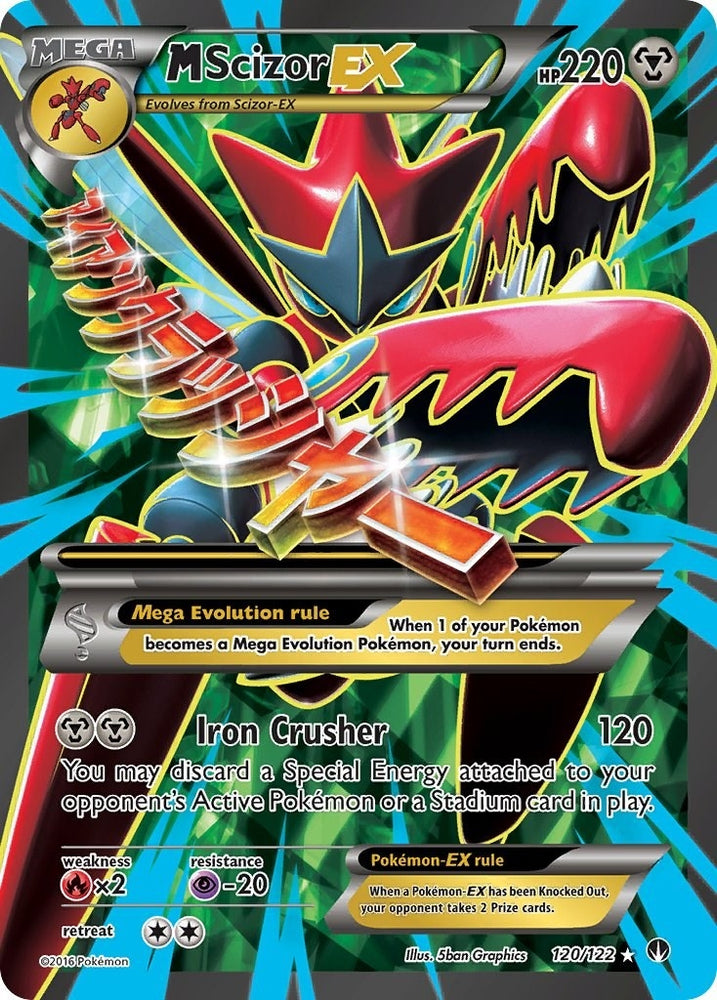 Image for M Scizor EX (Full Art) (120/122) [XY - BREAKpoint]