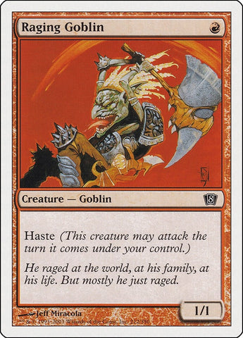 Image for Raging Goblin (212) - Magic: The Gathering