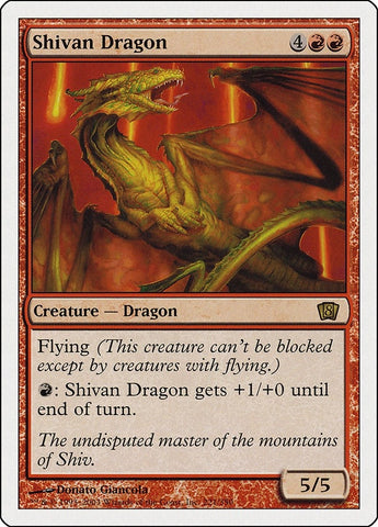 Image for Shivan Dragon (221) (8ED)