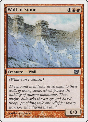 Image for Wall of Stone (232) - Magic: The Gathering