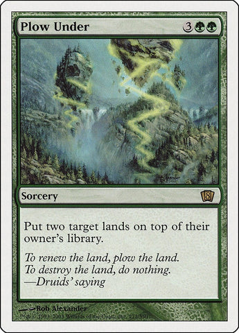 Image for Plow Under (272) - Magic: The Gathering