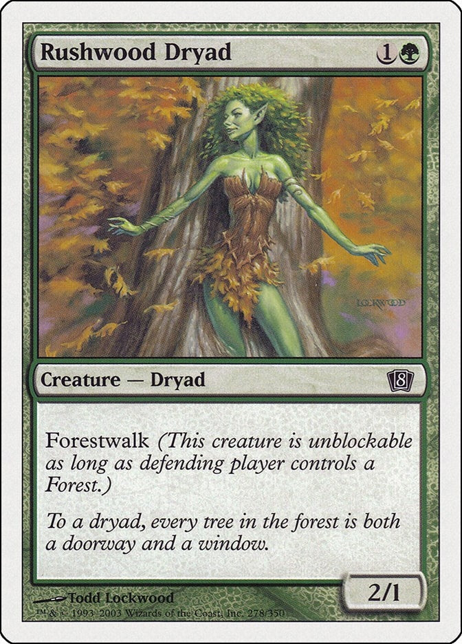 Image for Rushwood Dryad (278) (8ED)