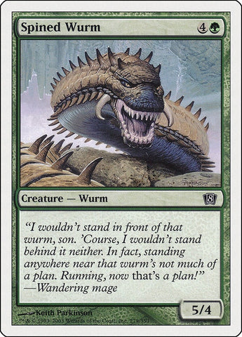 Image for Spined Wurm (279) - Magic: The Gathering