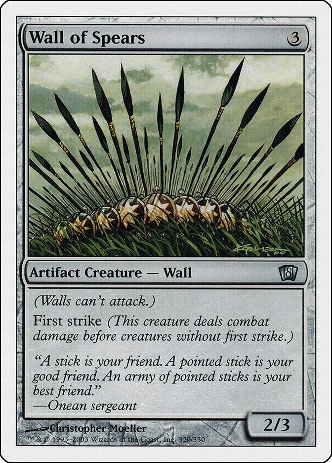 Image for Wall of Spears (320) (8ED)