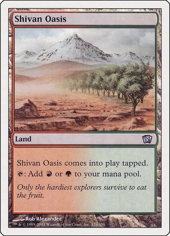 Image for Shivan Oasis (326) - Magic: The Gathering