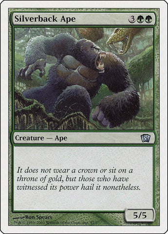 Image for Silverback Ape (S7) - Magic: The Gathering