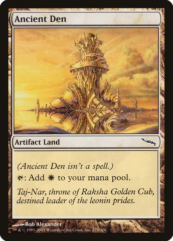 Image for Ancient Den (278) [Mirrodin]