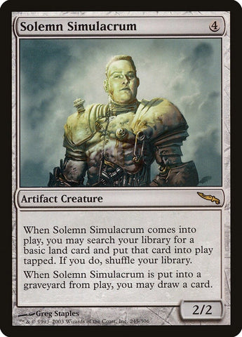 Image for Solemn Simulacrum (245) [Mirrodin]