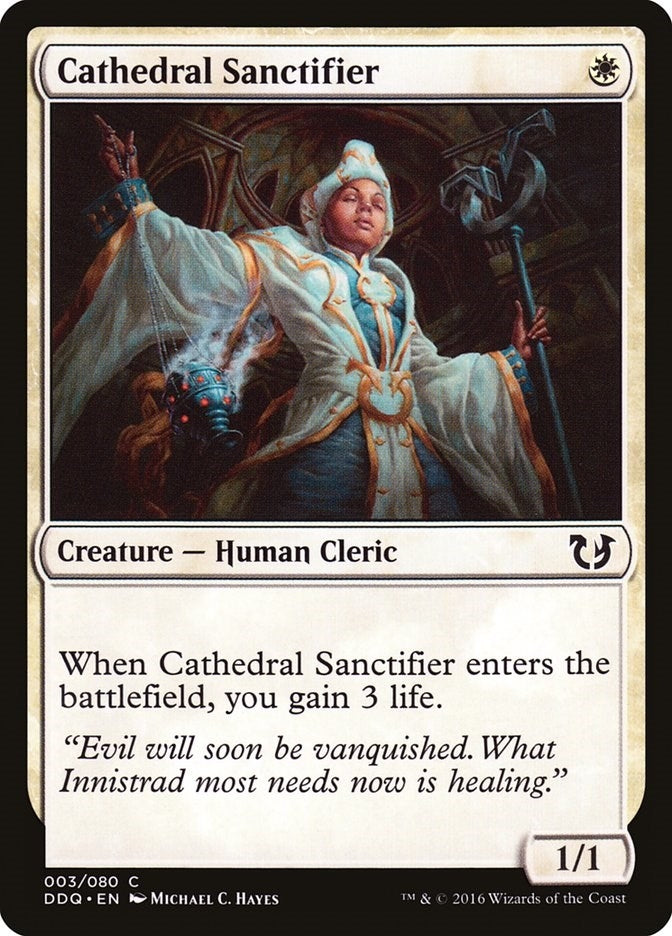 Image for Cathedral Sanctifier (3) [Duel Decks: Blessed vs. Cursed]