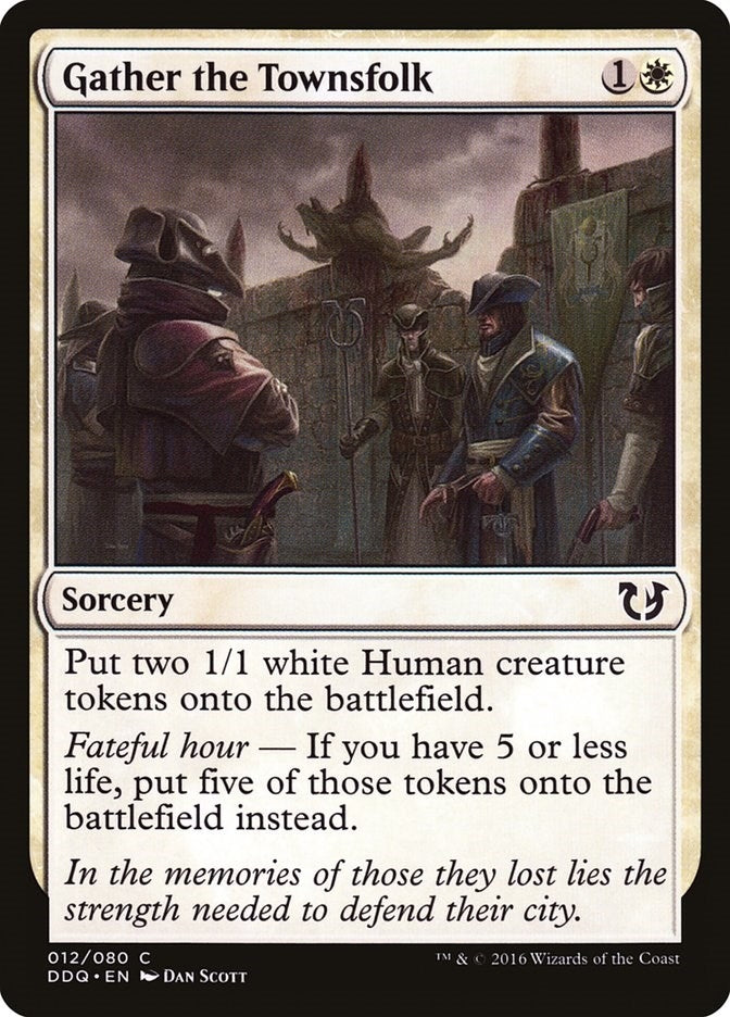 Image for Gather the Townsfolk (12) [Duel Decks: Blessed vs. Cursed]