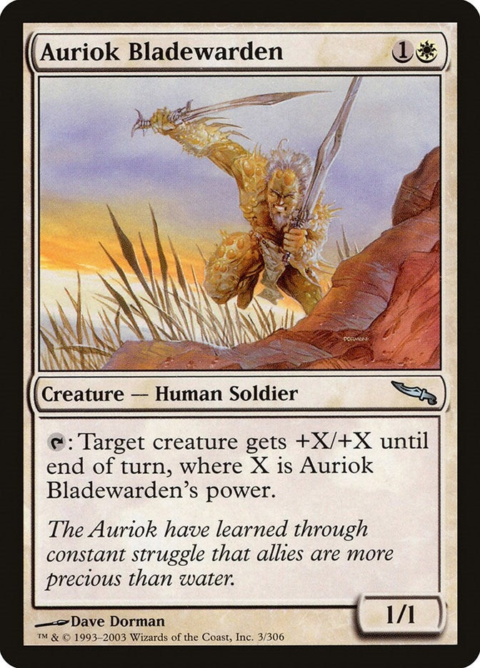 Image for Auriok Bladewarden (3) [Mirrodin]