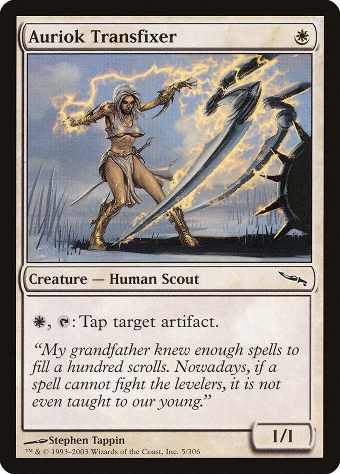 Image for Auriok Transfixer (5) [Mirrodin]