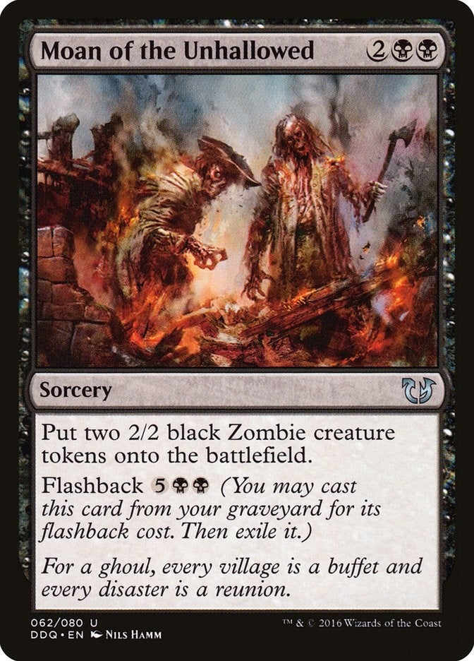 Image for Moan of the Unhallowed (62) [Duel Decks: Blessed vs. Cursed]