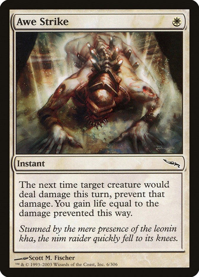 Image for Awe Strike (6) [Mirrodin]