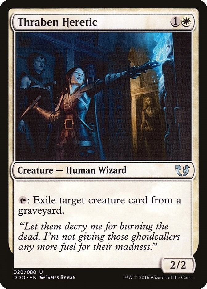 Image for Thraben Heretic (20) [Duel Decks: Blessed vs. Cursed]