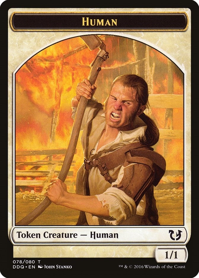 Image for Human Token (78) [Duel Decks: Blessed vs. Cursed]