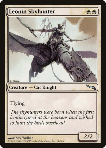 Image for Leonin Skyhunter (11) [Mirrodin]