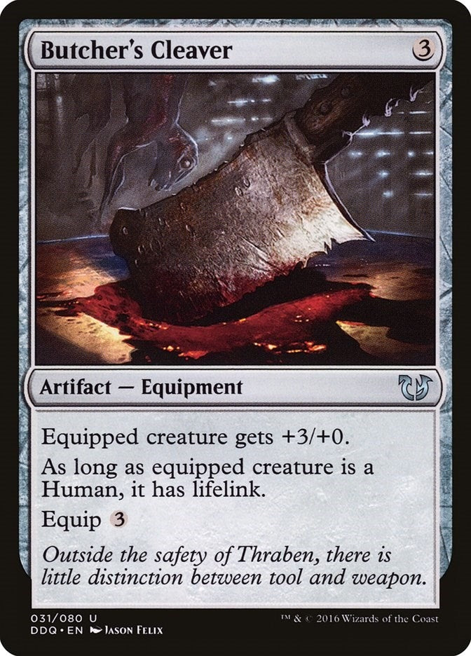 Image for Butcher's Cleaver (31) [Duel Decks: Blessed vs. Cursed]