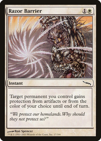Image for Razor Barrier (17) [Mirrodin]