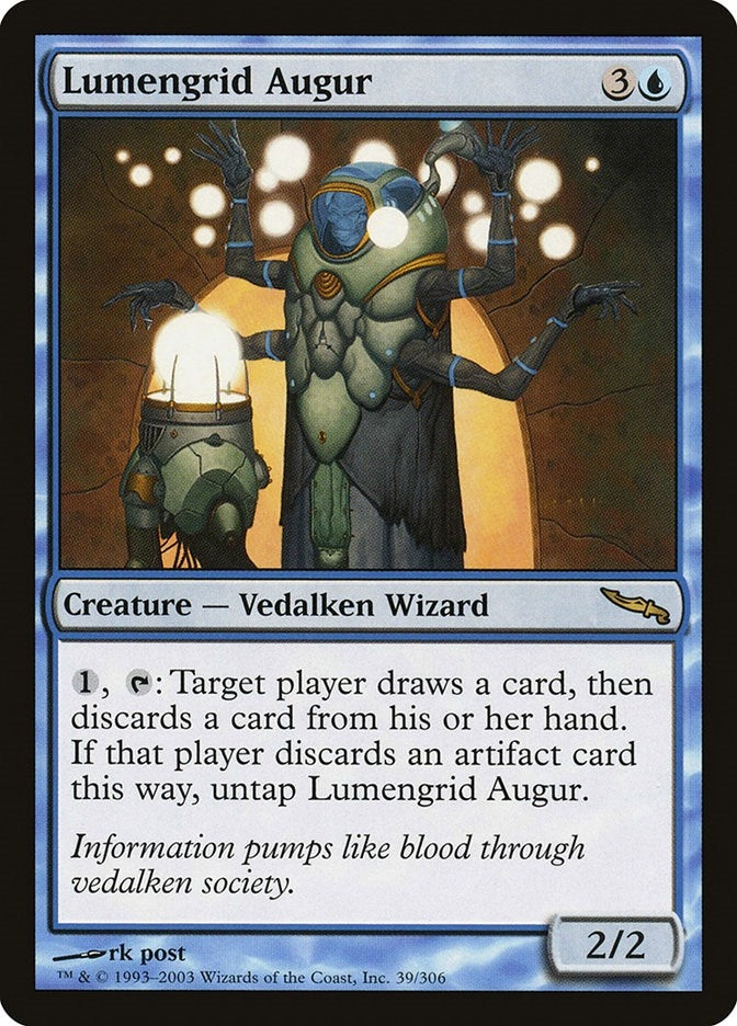 Image for Lumengrid Augur (39) [Mirrodin]