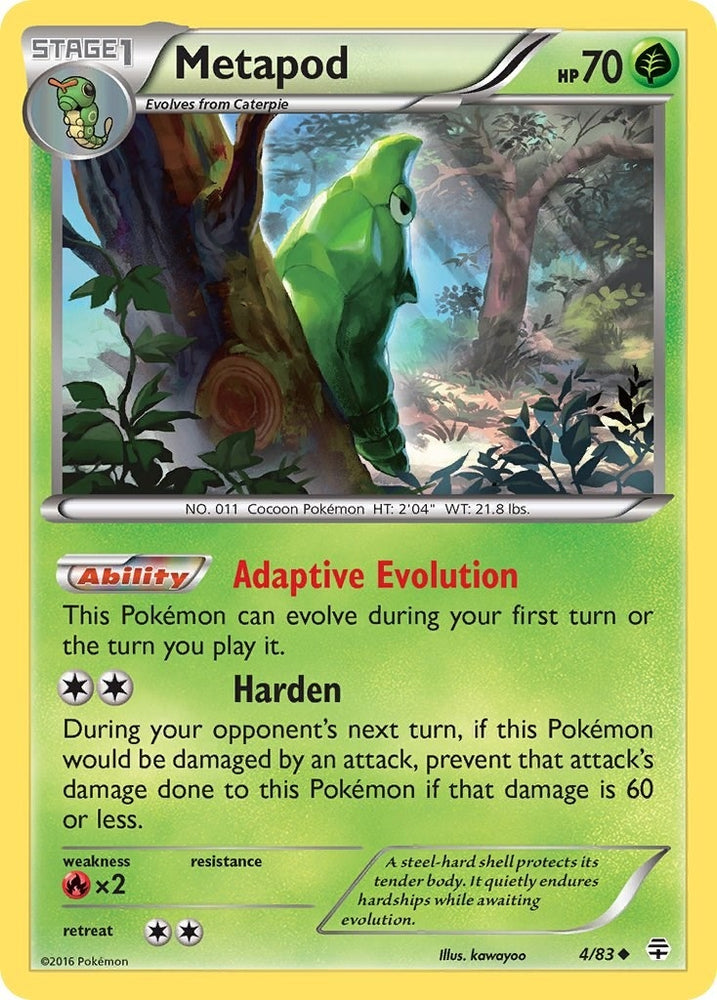 Image for Metapod (4/83) [Generations]