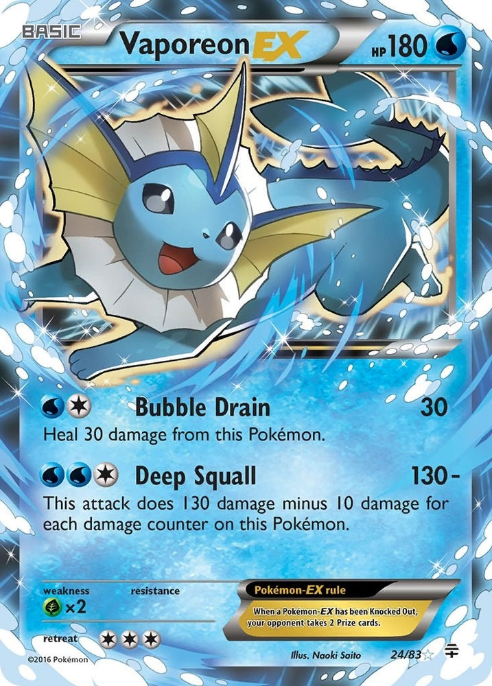 Image for Vaporeon EX (24/83) [Generations]