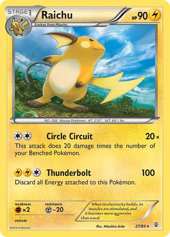 Image for Raichu (27/83) - Pokemon