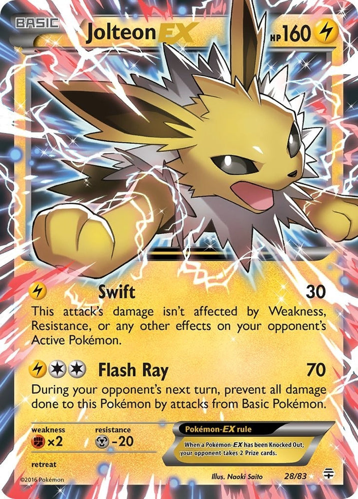 Image for Jolteon EX (28/83) [Generations]