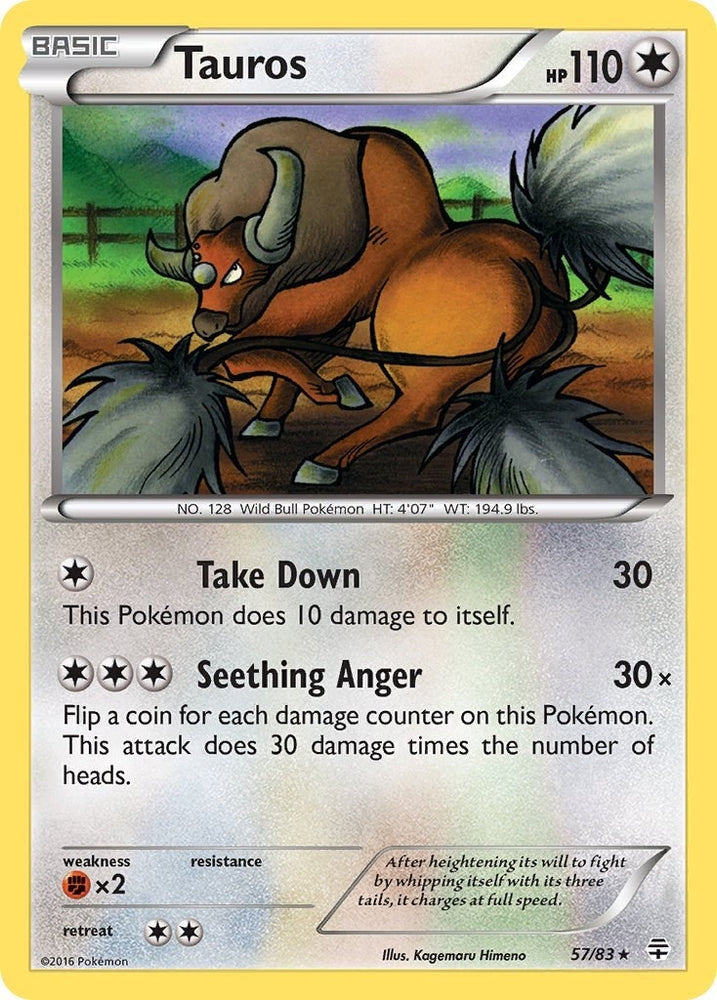 Image for Tauros (57/83) [Generations]