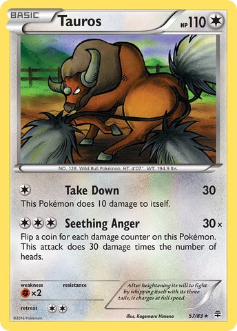 Image for Tauros (57/83) - Pokemon