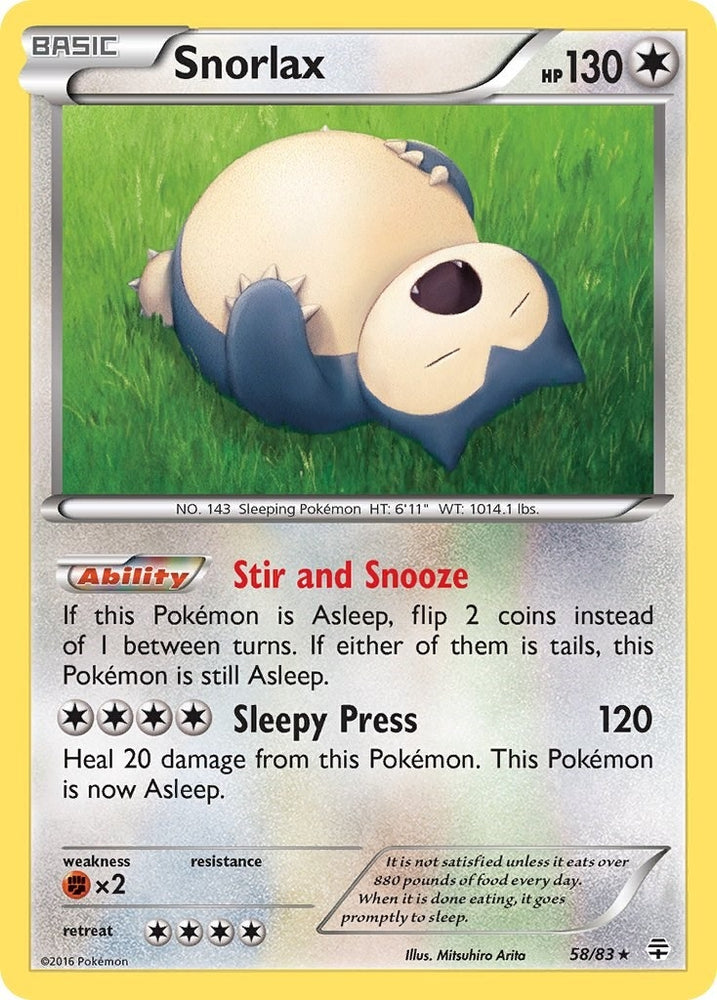 Image for Snorlax (58/83) [Generations]