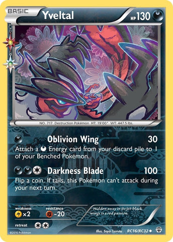 Image for Yveltal (RC16/RC32) [Generations: Radiant Collection]