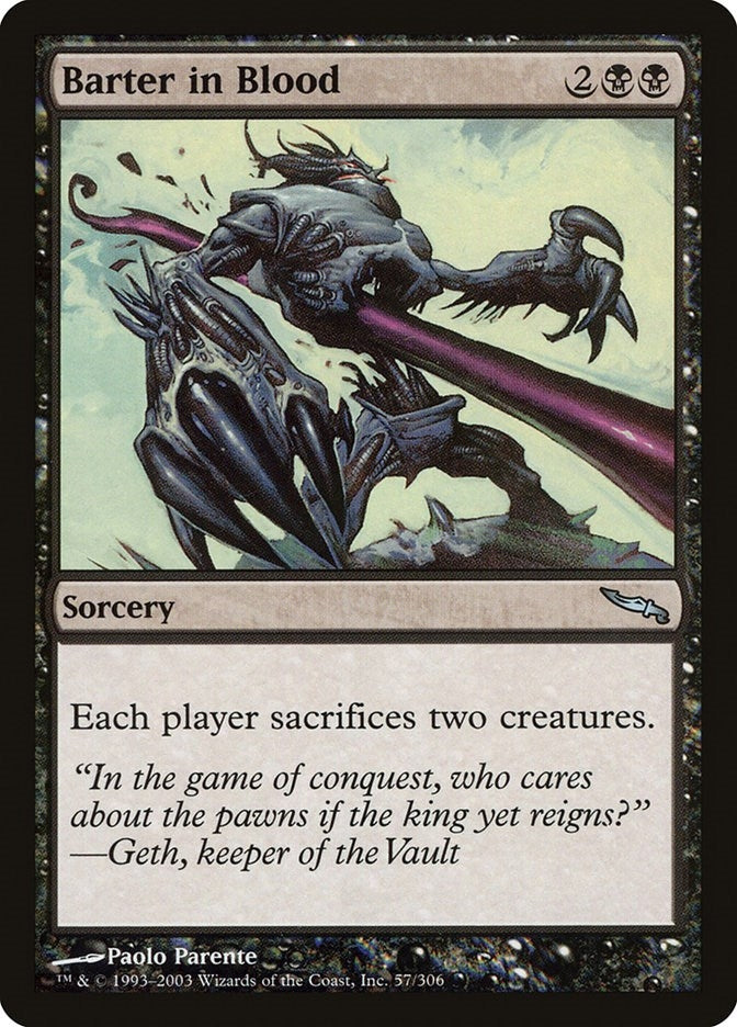 Image for Barter in Blood (57) [Mirrodin]