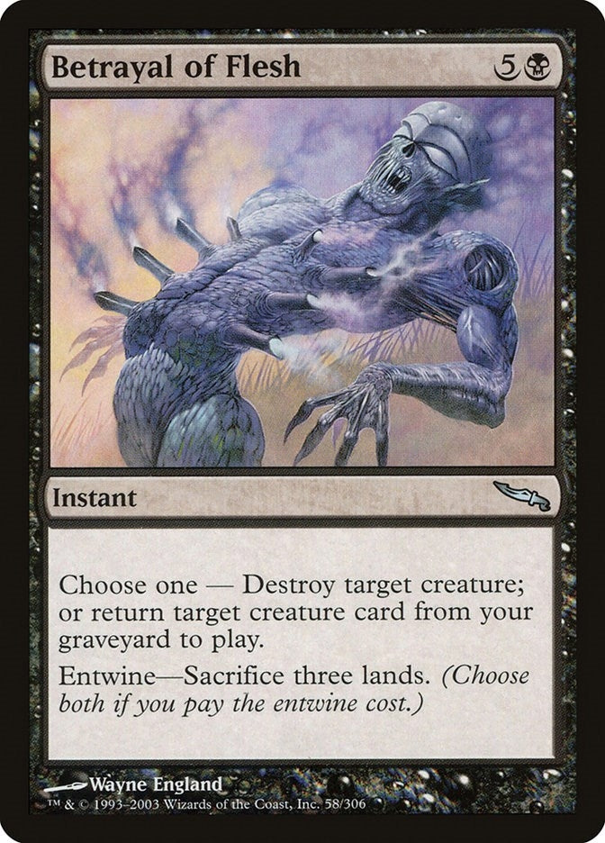 Image for Betrayal of Flesh (58) [Mirrodin]